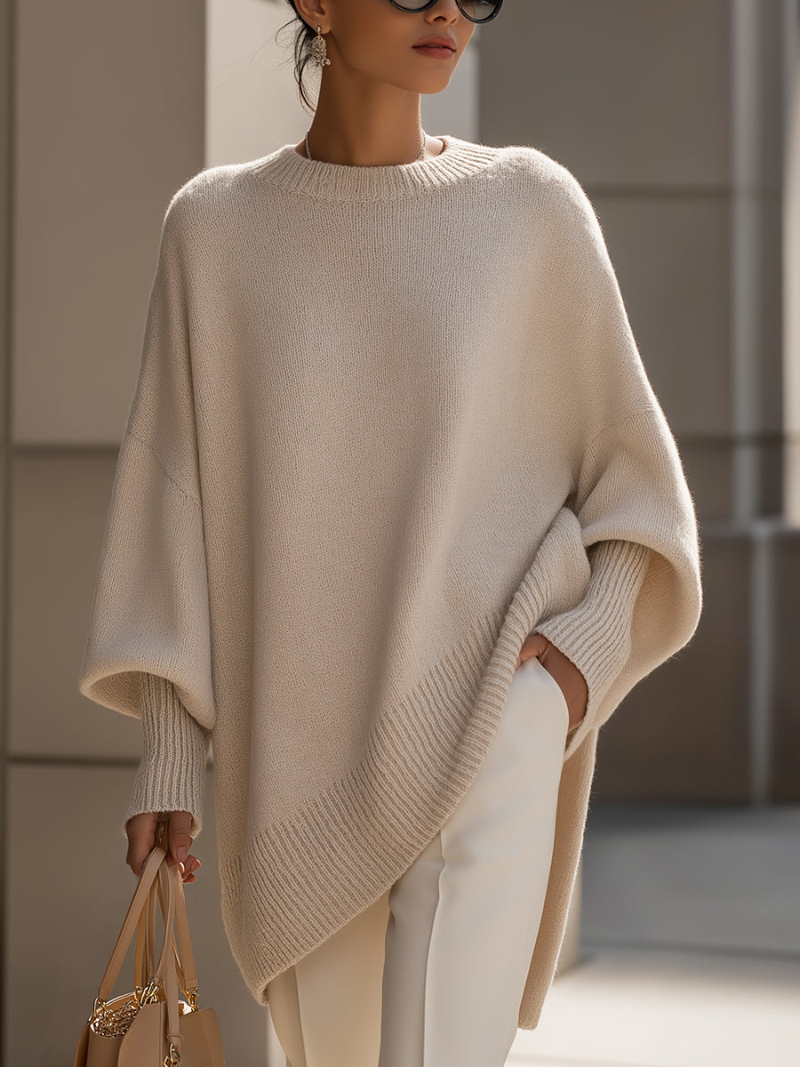 Women's Oversized Knit Jumper – soft mid-weight layer – product view 1