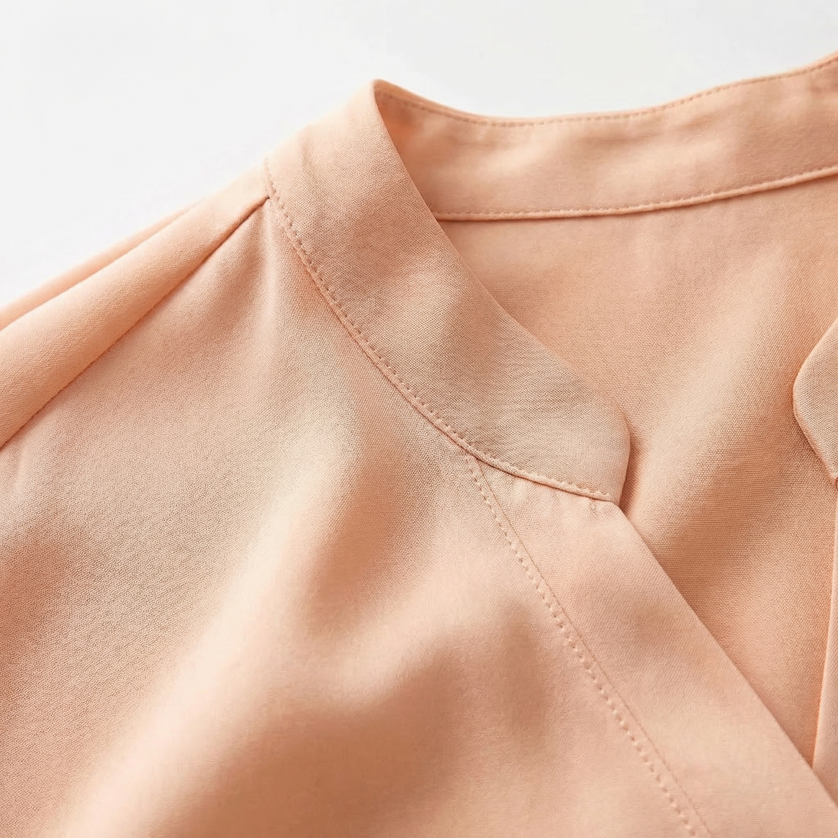 Women's Silk Blouse UK – V-Neck – The Celestara – image 6