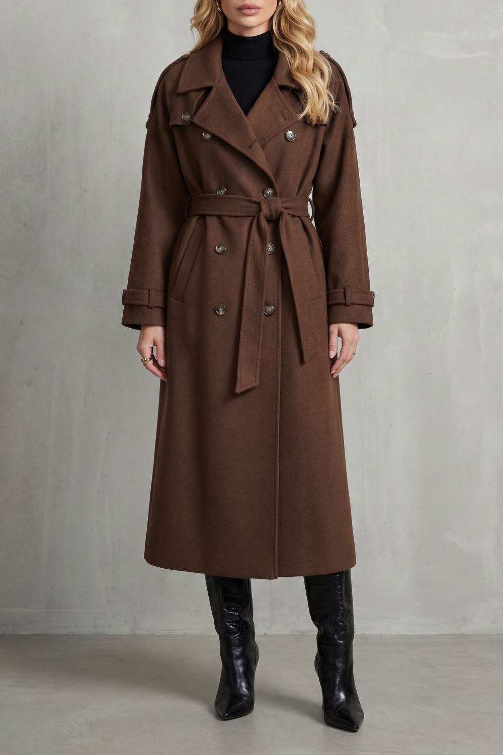 Women's oversized trench – The Jessamine by Huna – view 1