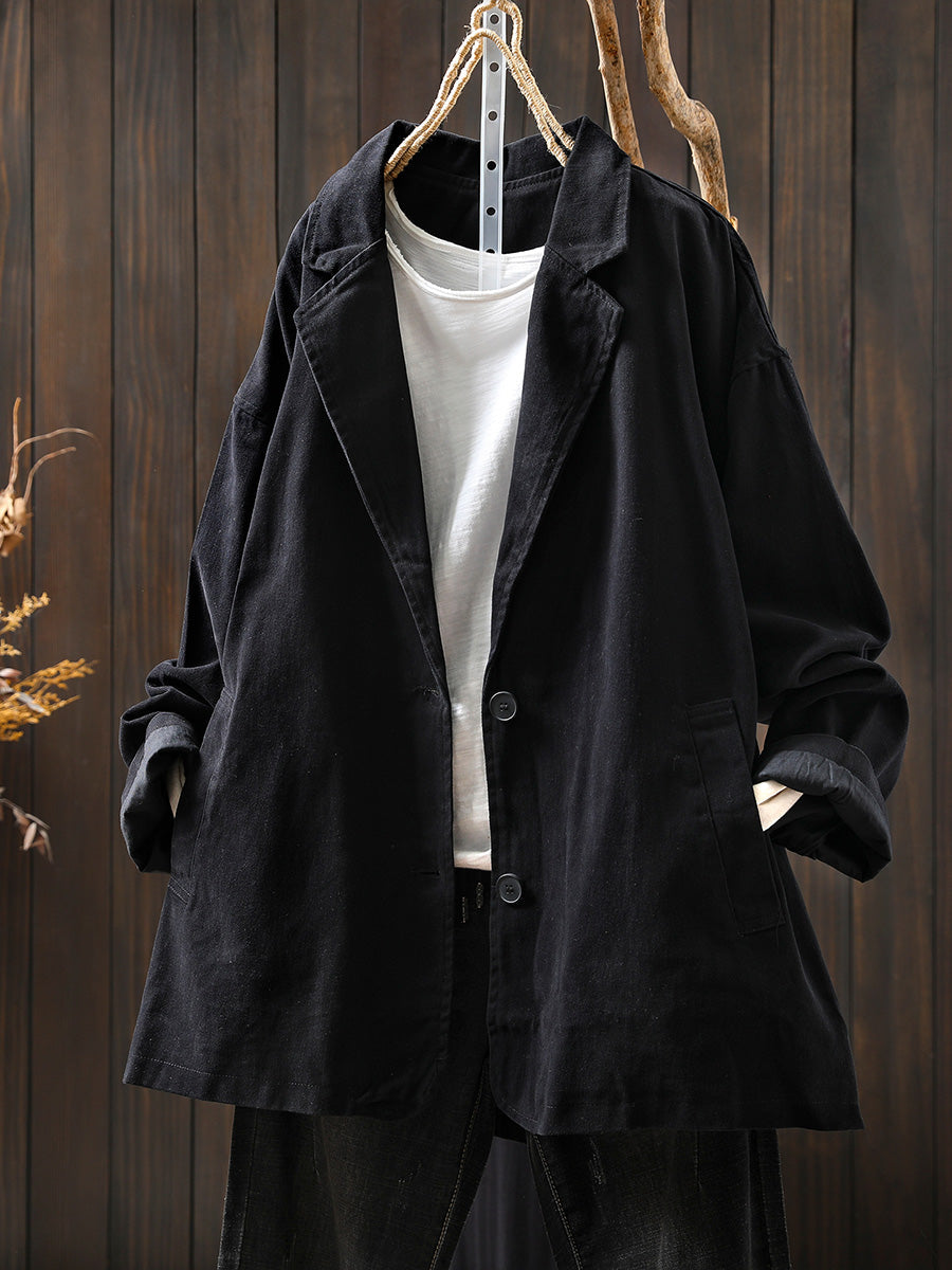 Women's Plus Size Hooded Cardigan – cotton-rich long sleeve, view 6 | The Thessaly | Huna