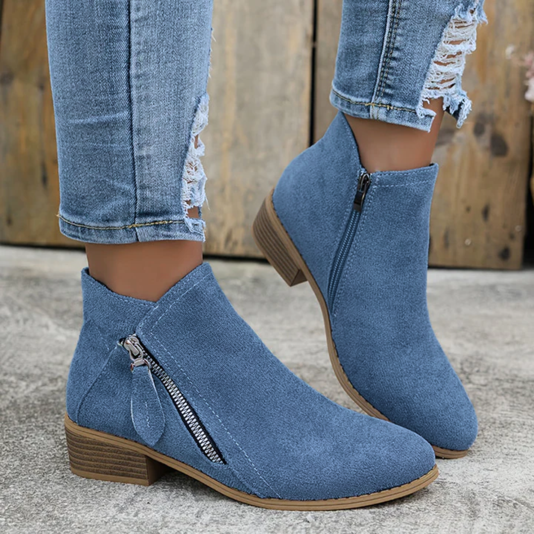 Women's zip comfort shoes – The Joanna by Huna – view 1