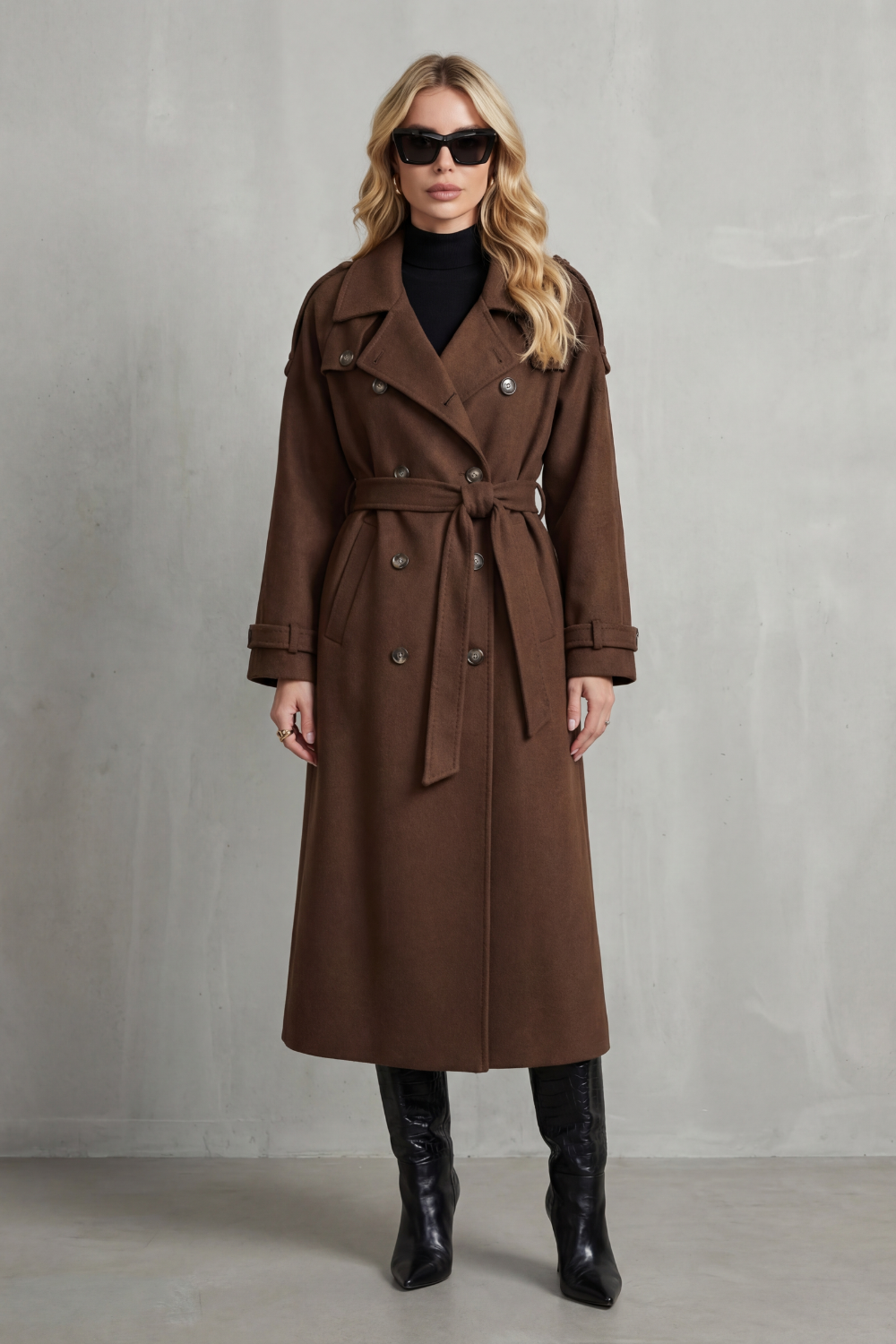 Women's oversized trench – The Jessamine by Huna – view 2