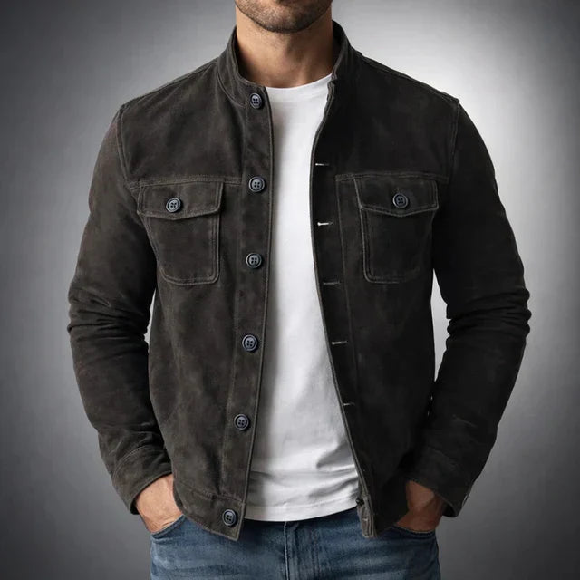Men's suede jacket – The Jacob by Huna – view 4