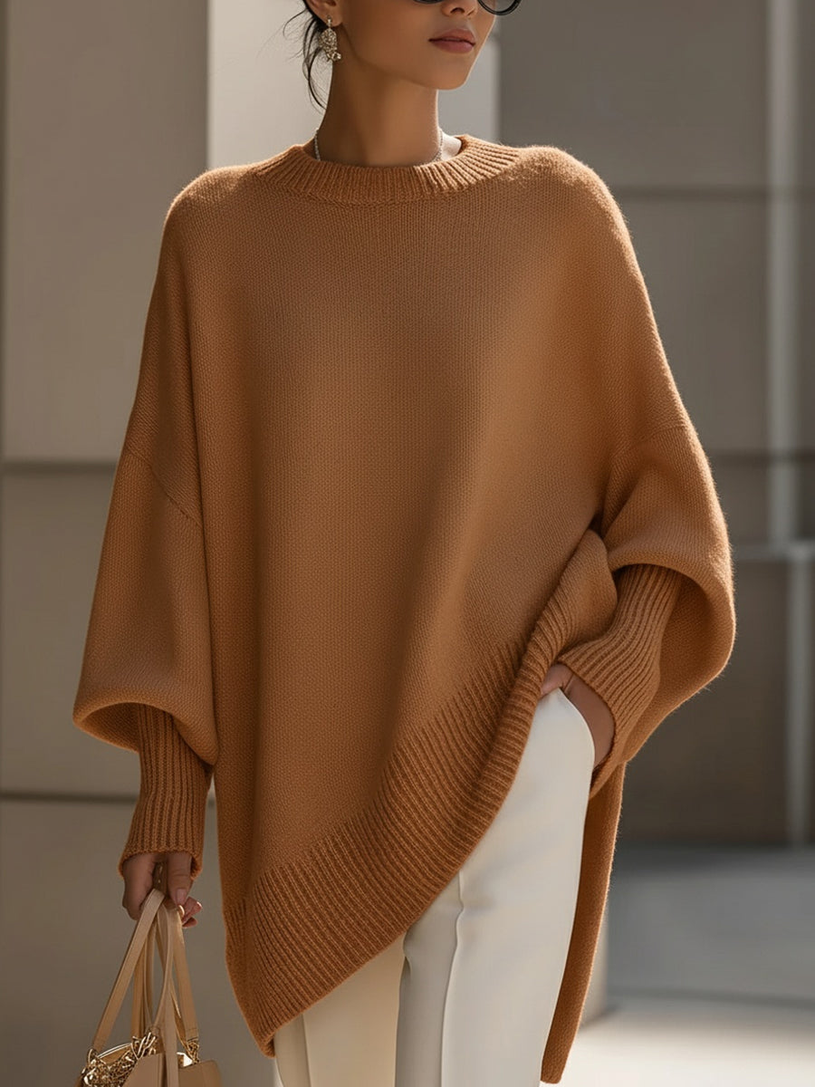 Women's Oversized Knit Jumper – soft mid-weight layer – product view 6