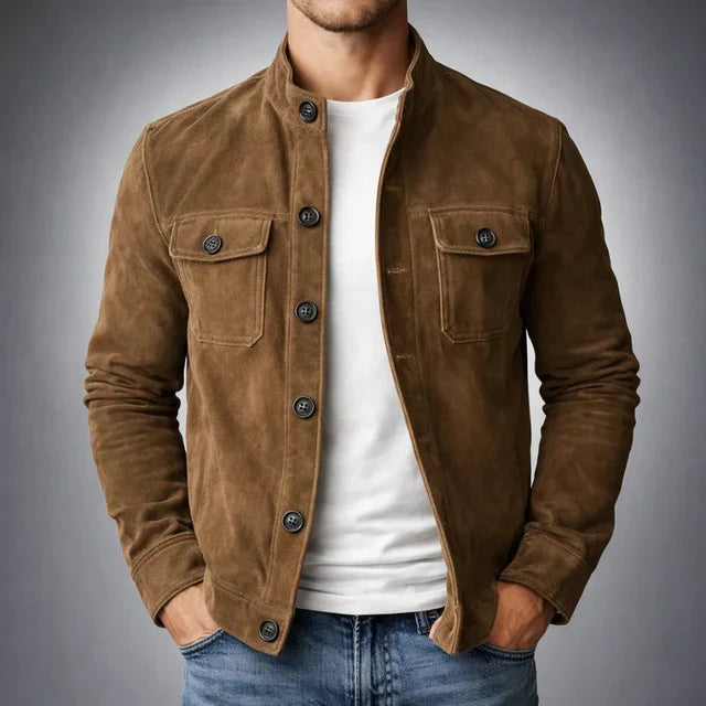 Men's suede jacket – The Jacob by Huna – view 2