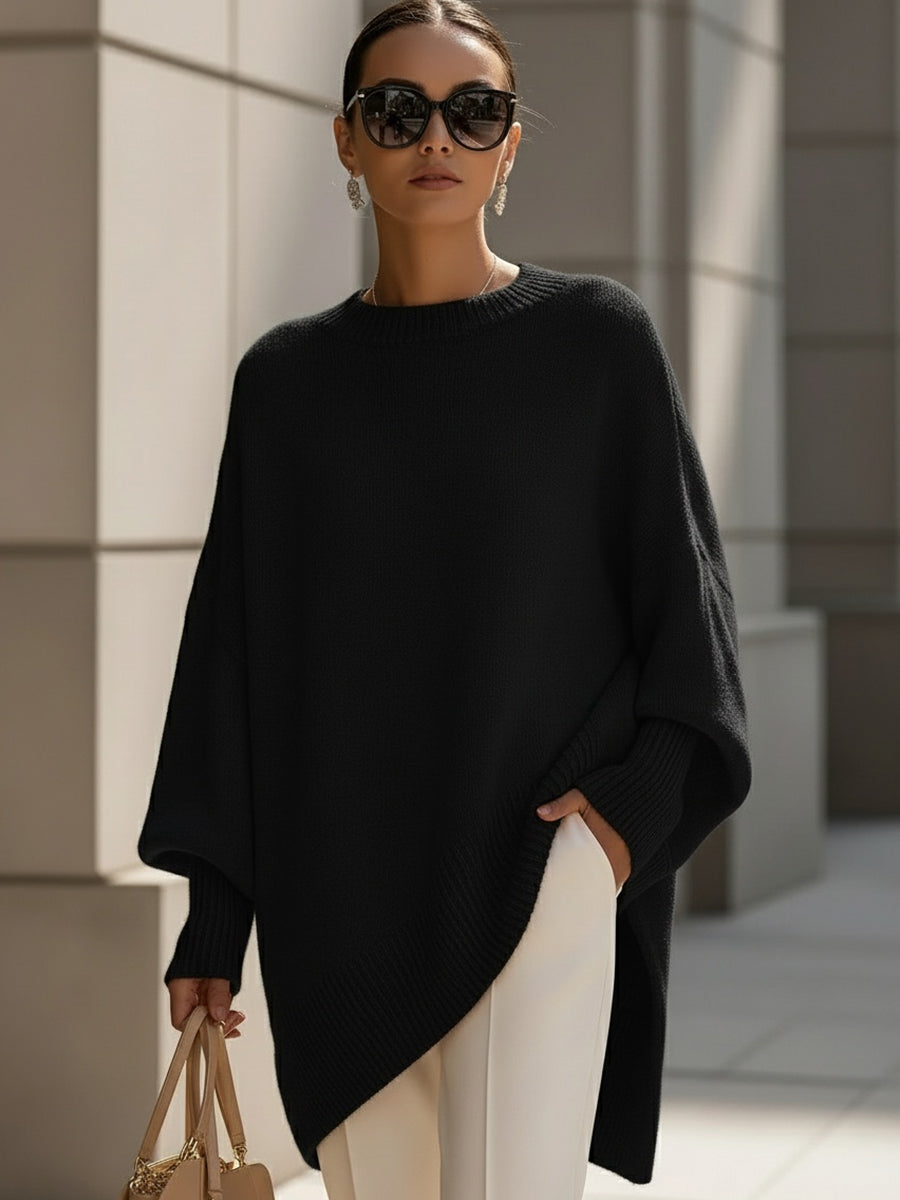 Women's Oversized Knit Jumper – soft mid-weight layer – product view 8