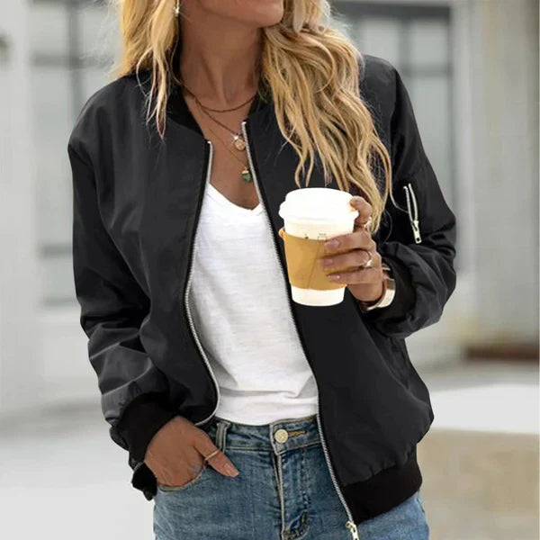 Women's Bomber Jacket – The Bellisara by Huna – view 1