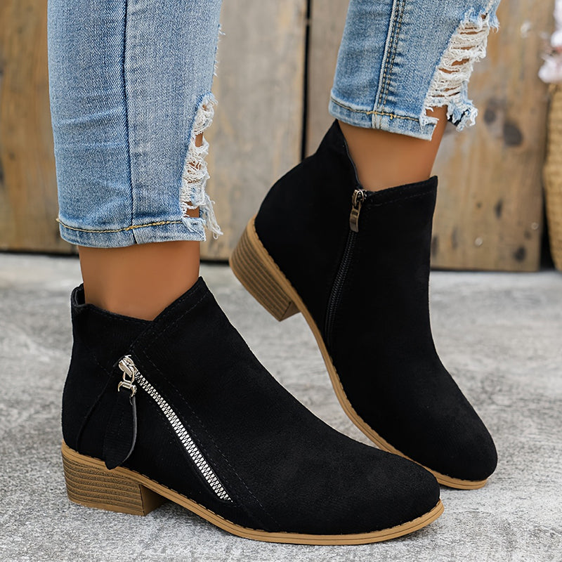 Women's zip comfort shoes – The Joanna by Huna – view 10