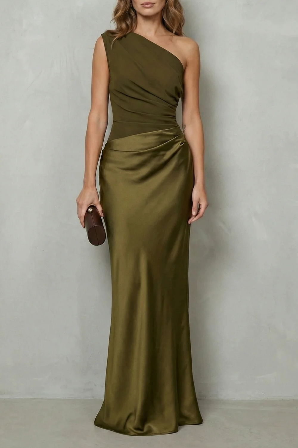 Women's satin evening dress – The Celestine by Huna – view 5