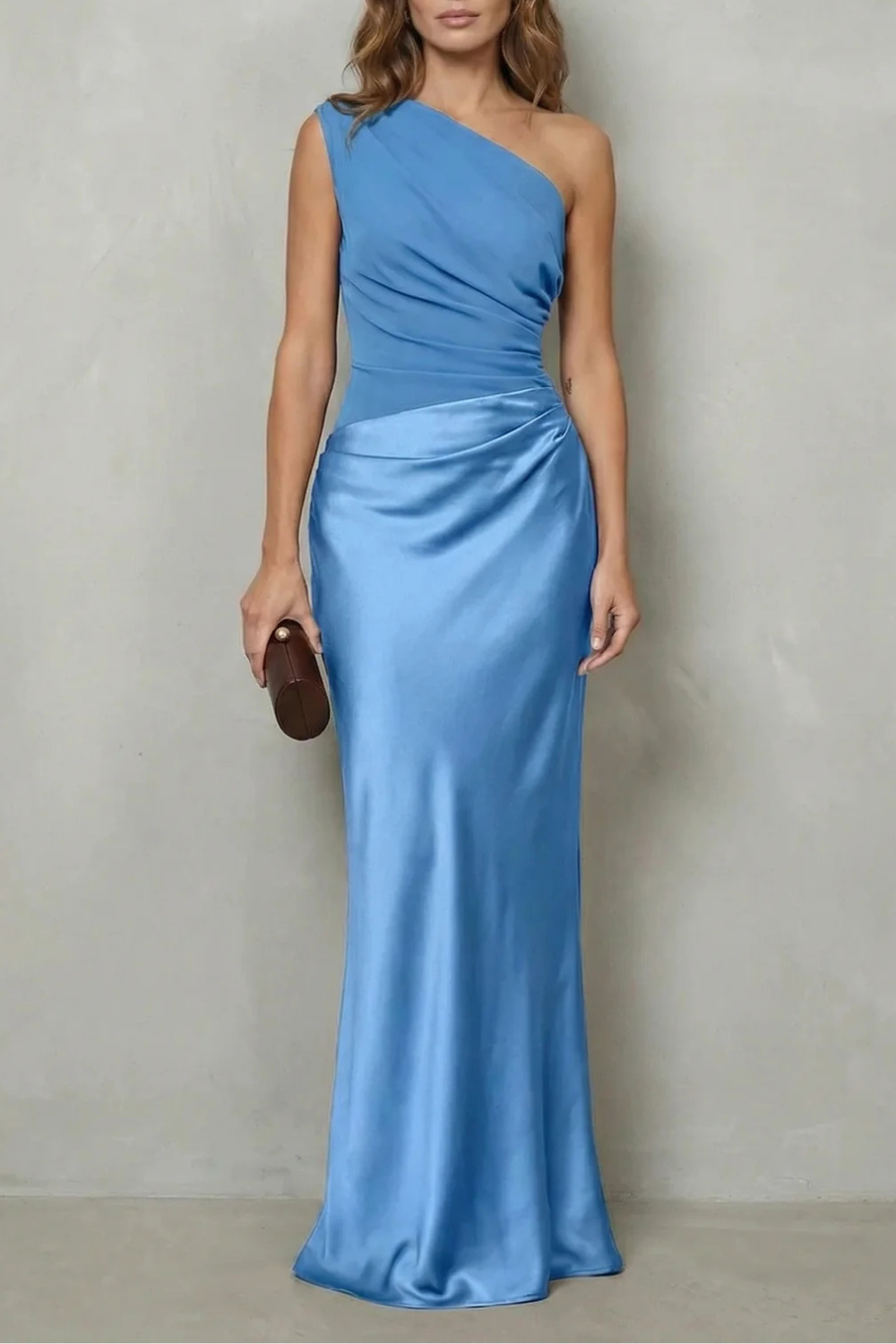 Women's satin evening dress – The Celestine by Huna – view 7