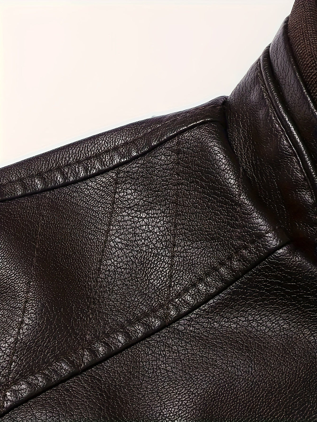 Men's pu leather moto jacket – The Tobin by Huna – view 6