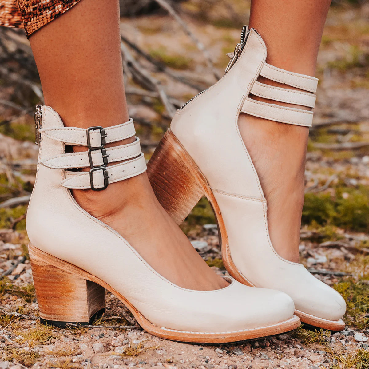 Women's comfort strap heels – The Margaret by Huna – view 4