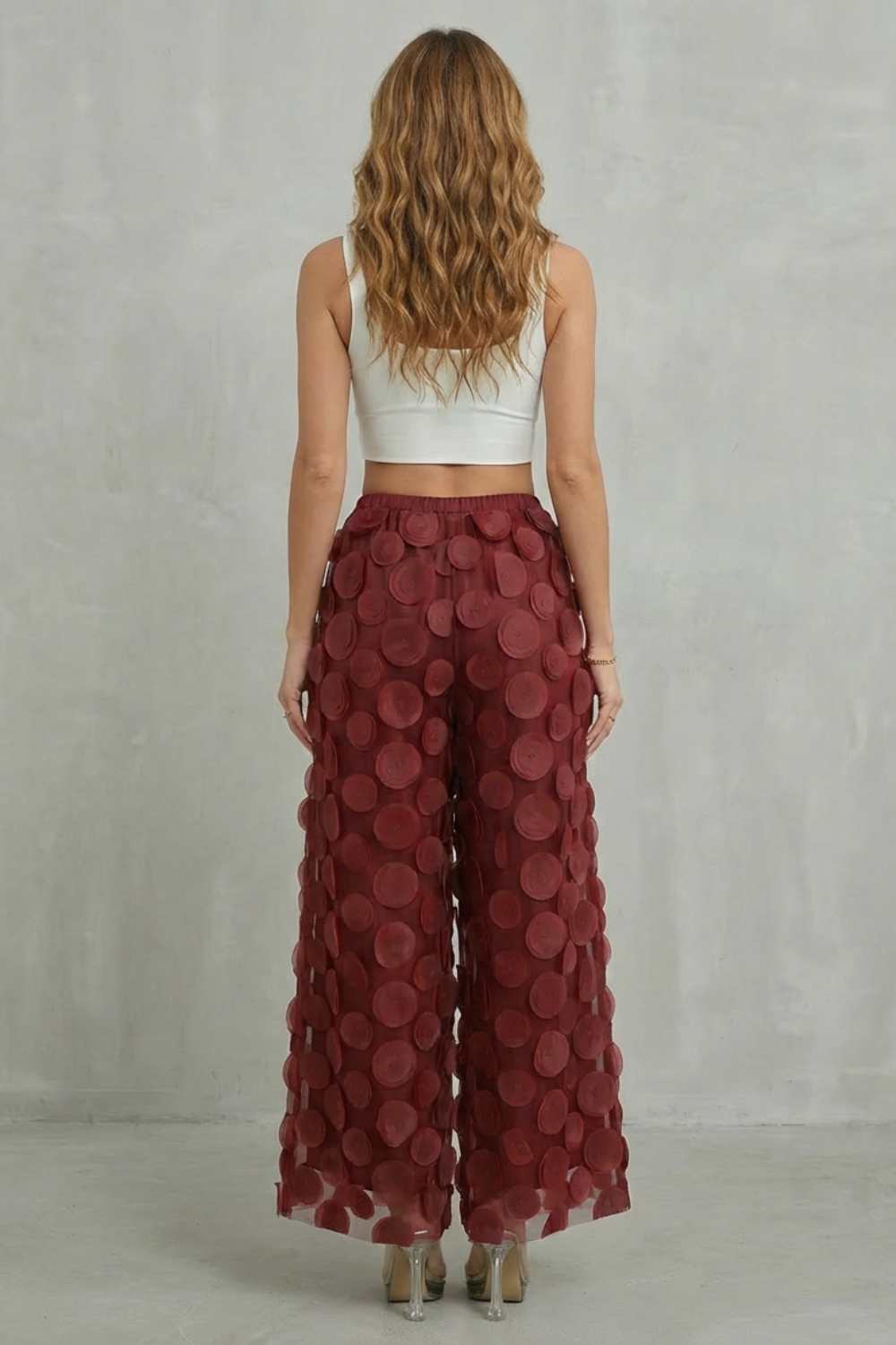 Women's Wide Leg Trousers – The Zinnavelle, view 4