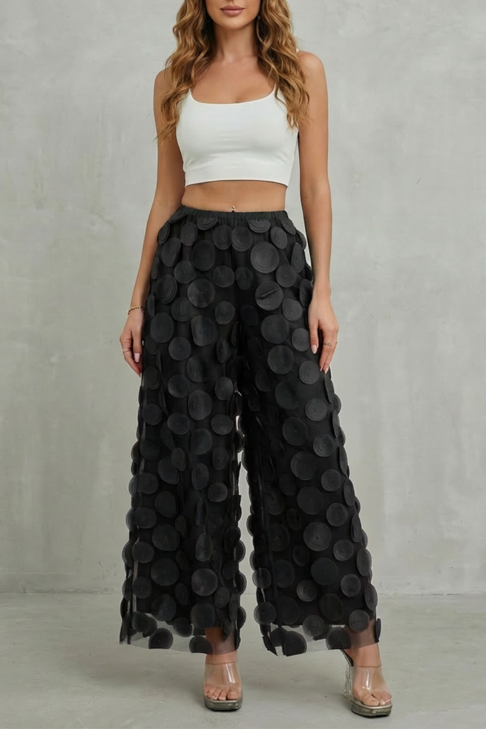 Women's Wide Leg Trousers – The Zinnavelle, view 5