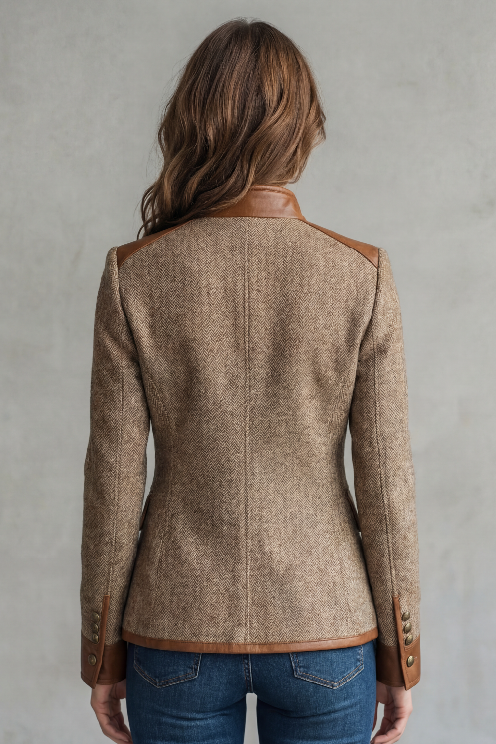 Women's tweed jacket – The Corisande by Huna – view 4