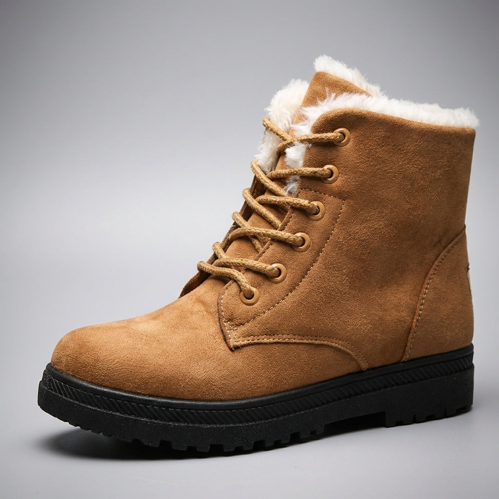 Women's Minimalist Leather Boots – lightweight ankle style, view 3 | The Eudora | Huna