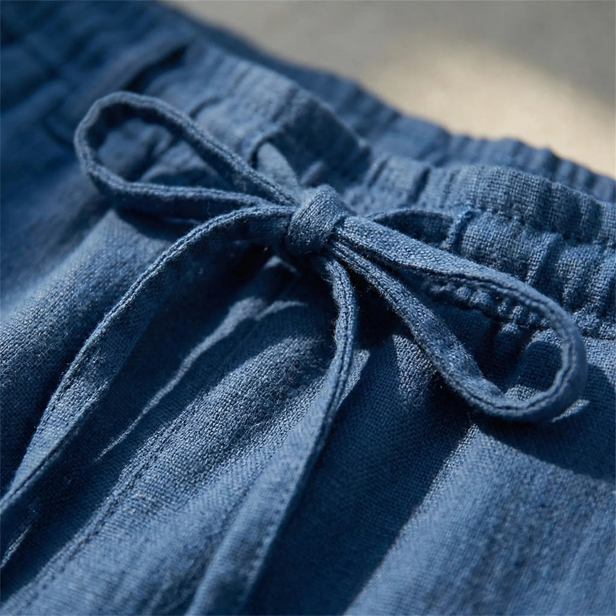 Women's Wide Leg Trousers UK – tie waist, view 2