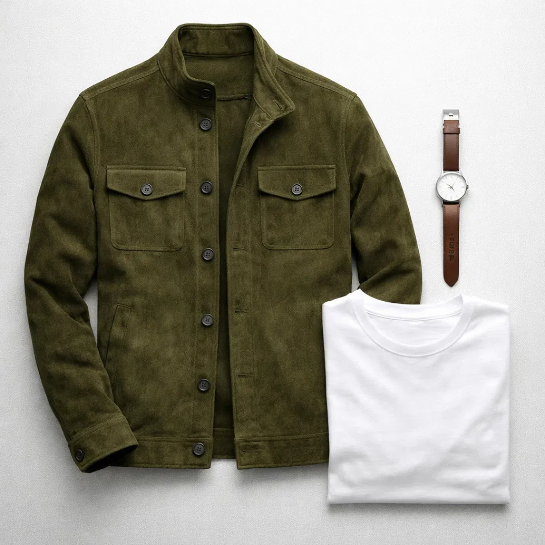 Men's suede jacket – The Jacob by Huna – view 6