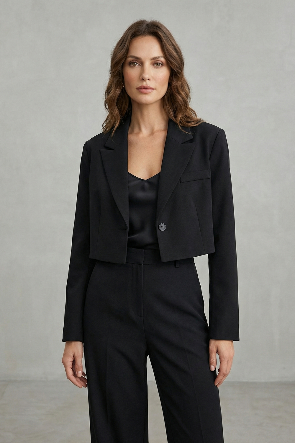Women's Cropped Blazer – The Novalie, view 2