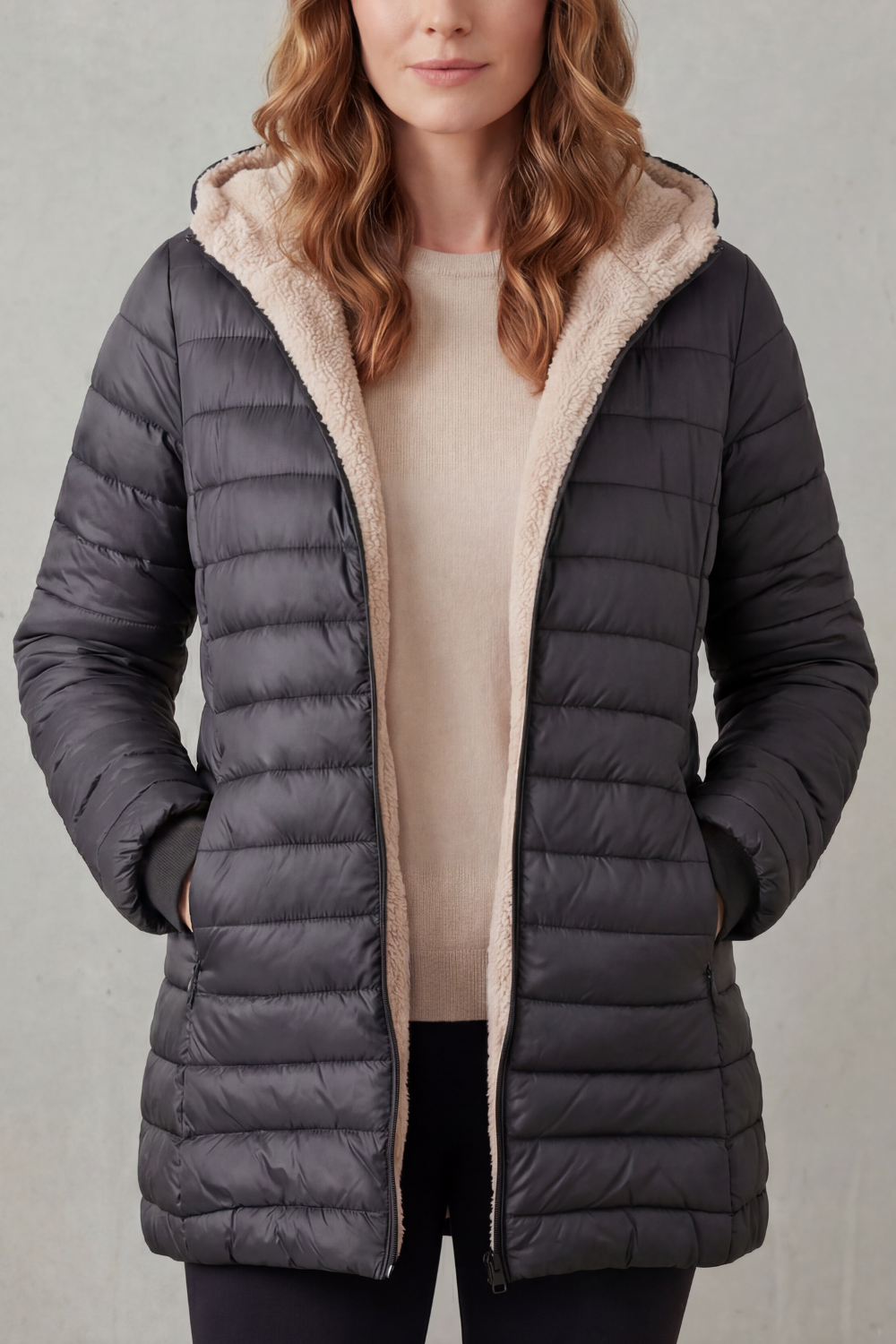 Women's Hooded Puffer Jacket – The Isabelette, view 7