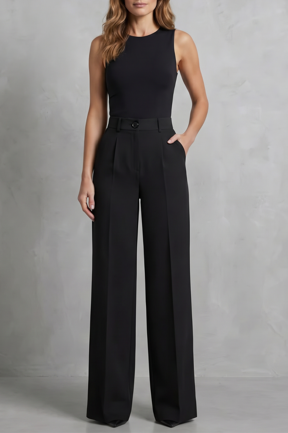Women's pleated trousers – The Phaedrine by Huna – view 5