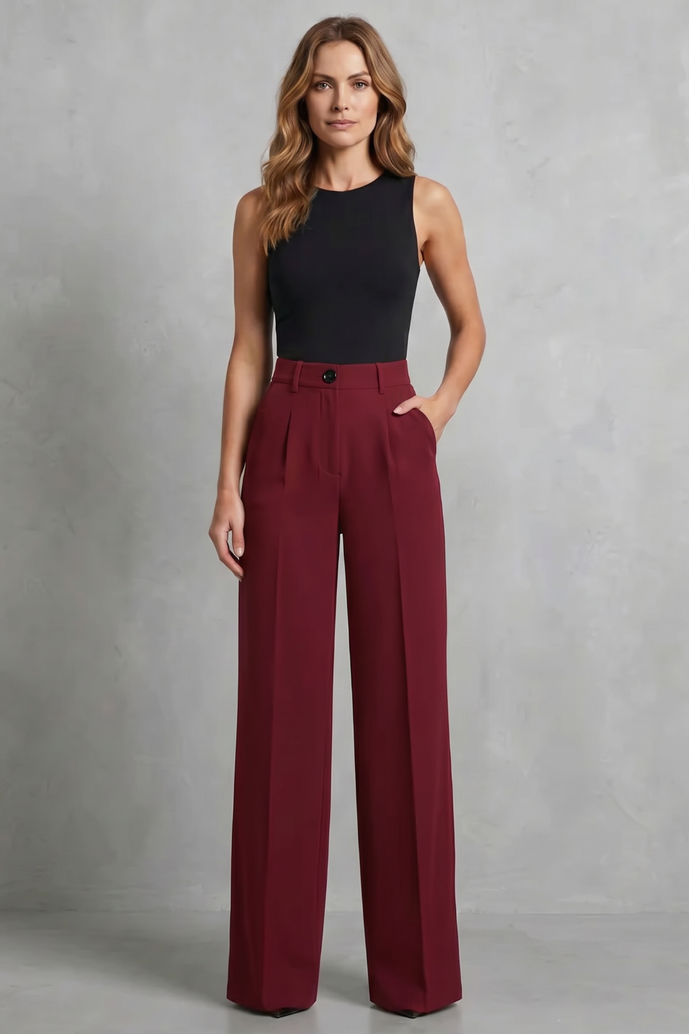 Women's pleated trousers – The Phaedrine by Huna – view 8
