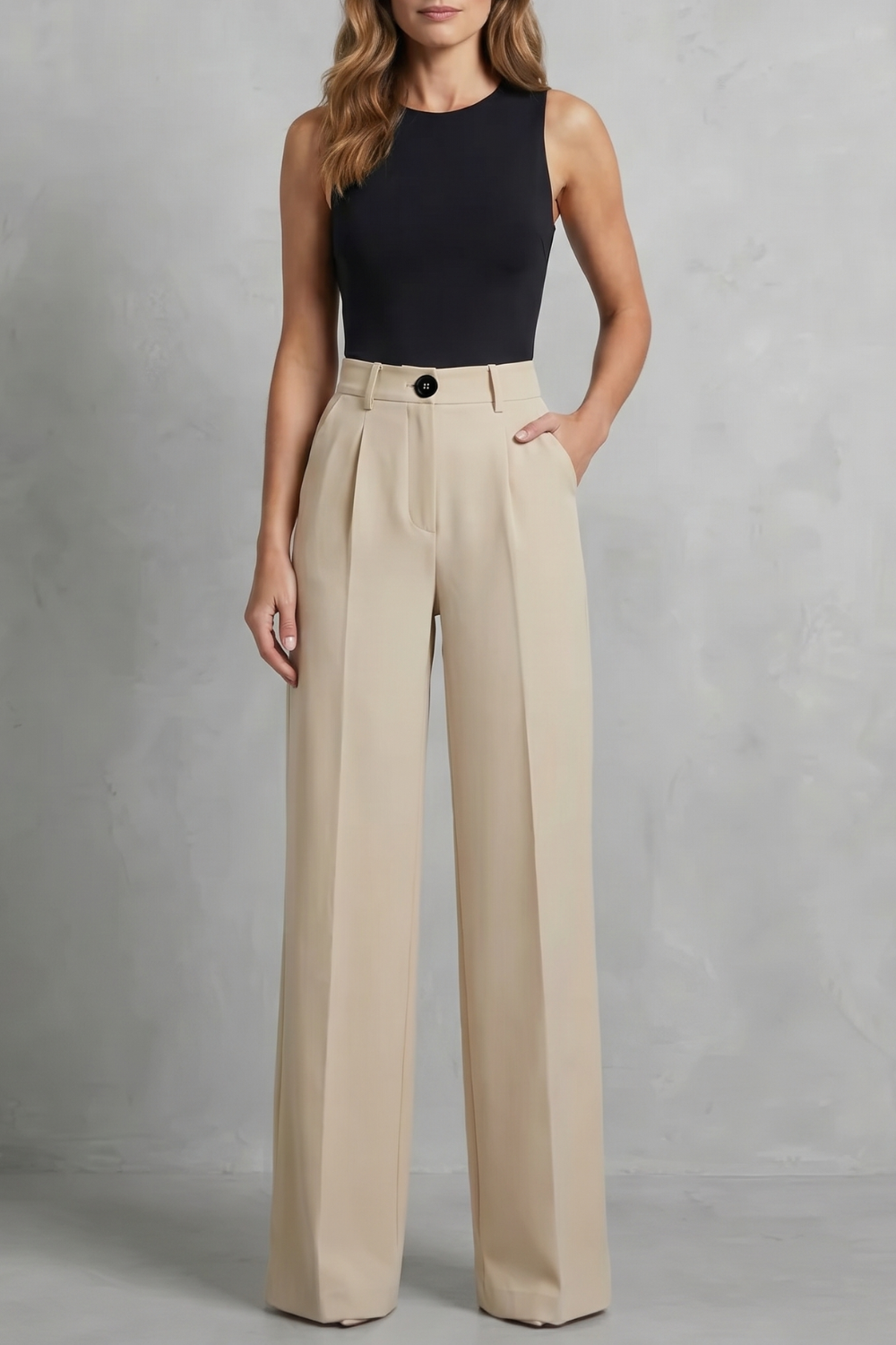 Women's pleated trousers – The Phaedrine by Huna – view 11
