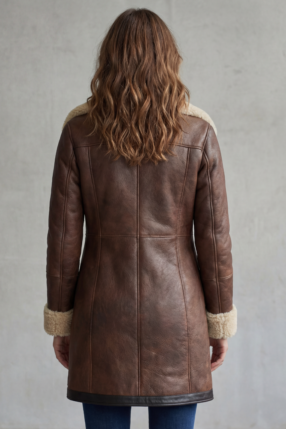 Women's shearling coat – The Faelina by Huna – view 4