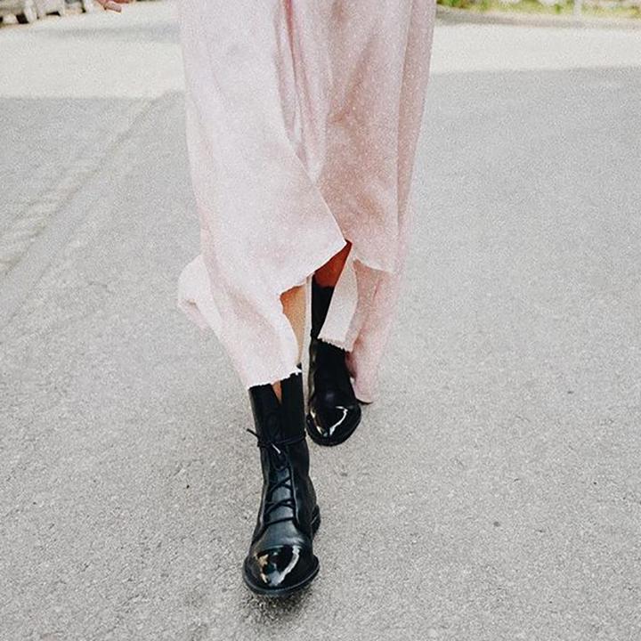 Women's lace-up ankle boots – The Sophia by Huna – view 6