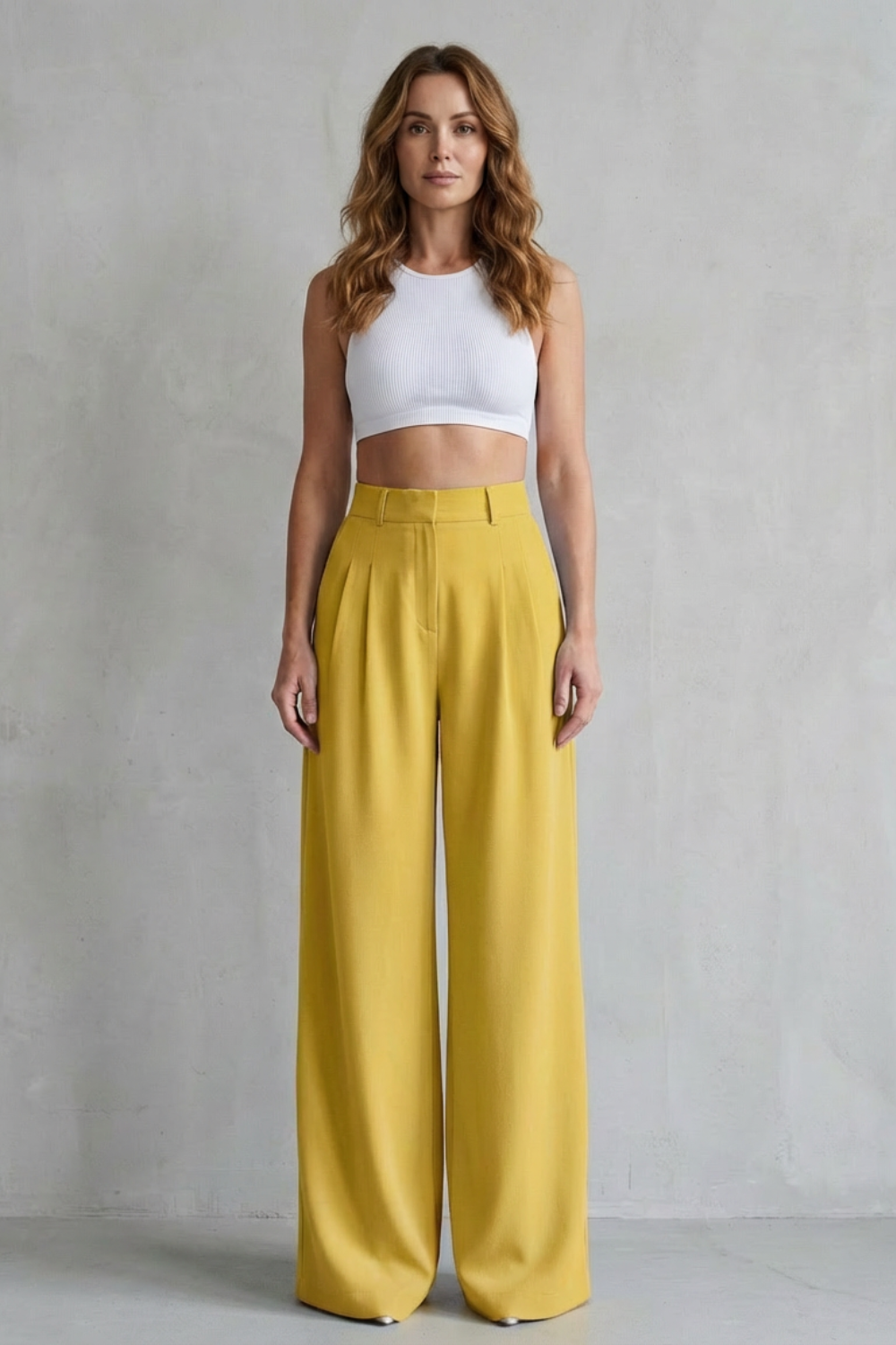 Women's wide leg trousers – The Quintessa by Huna – view 18