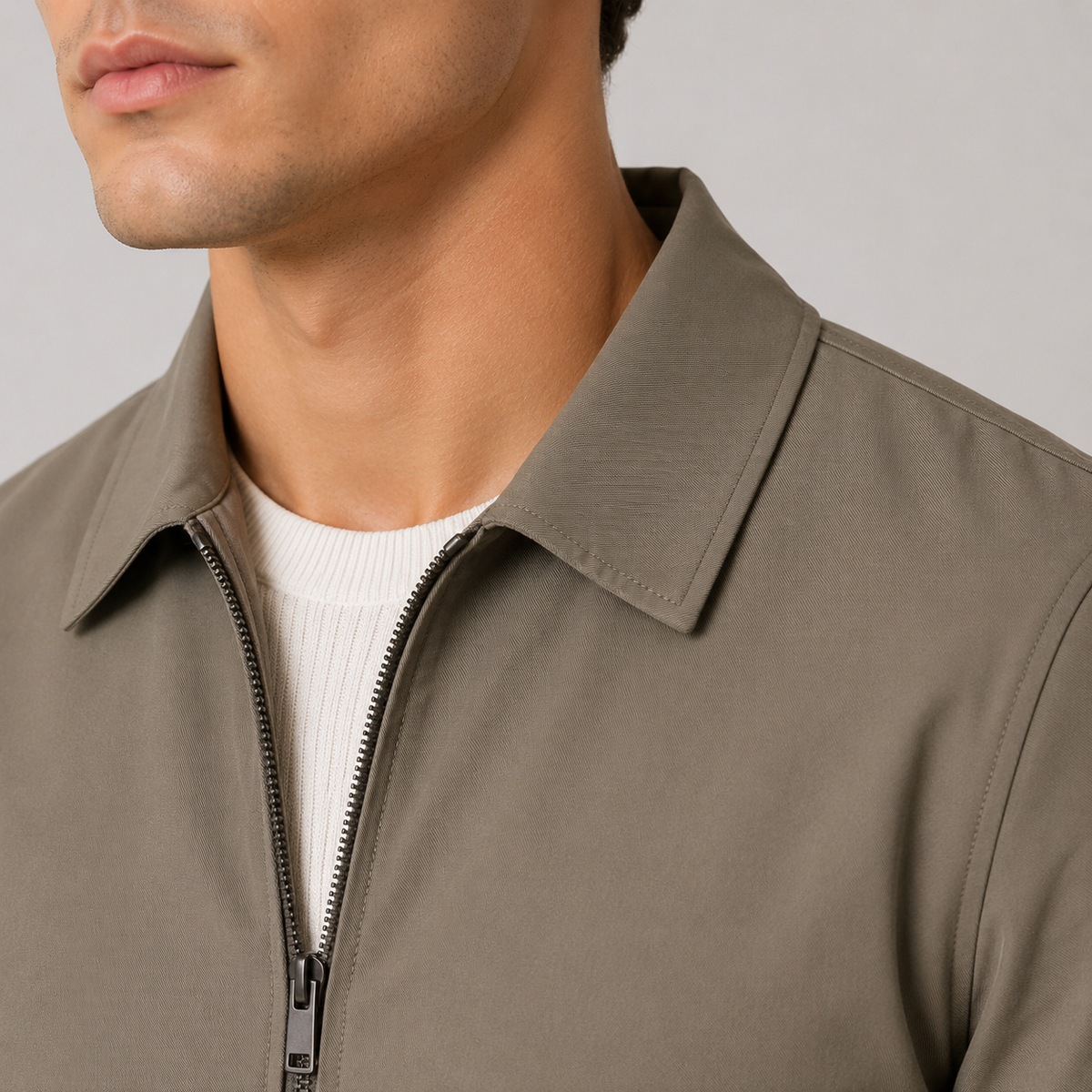 Men's Harrington jacket – The Sutton by Huna – product view 3