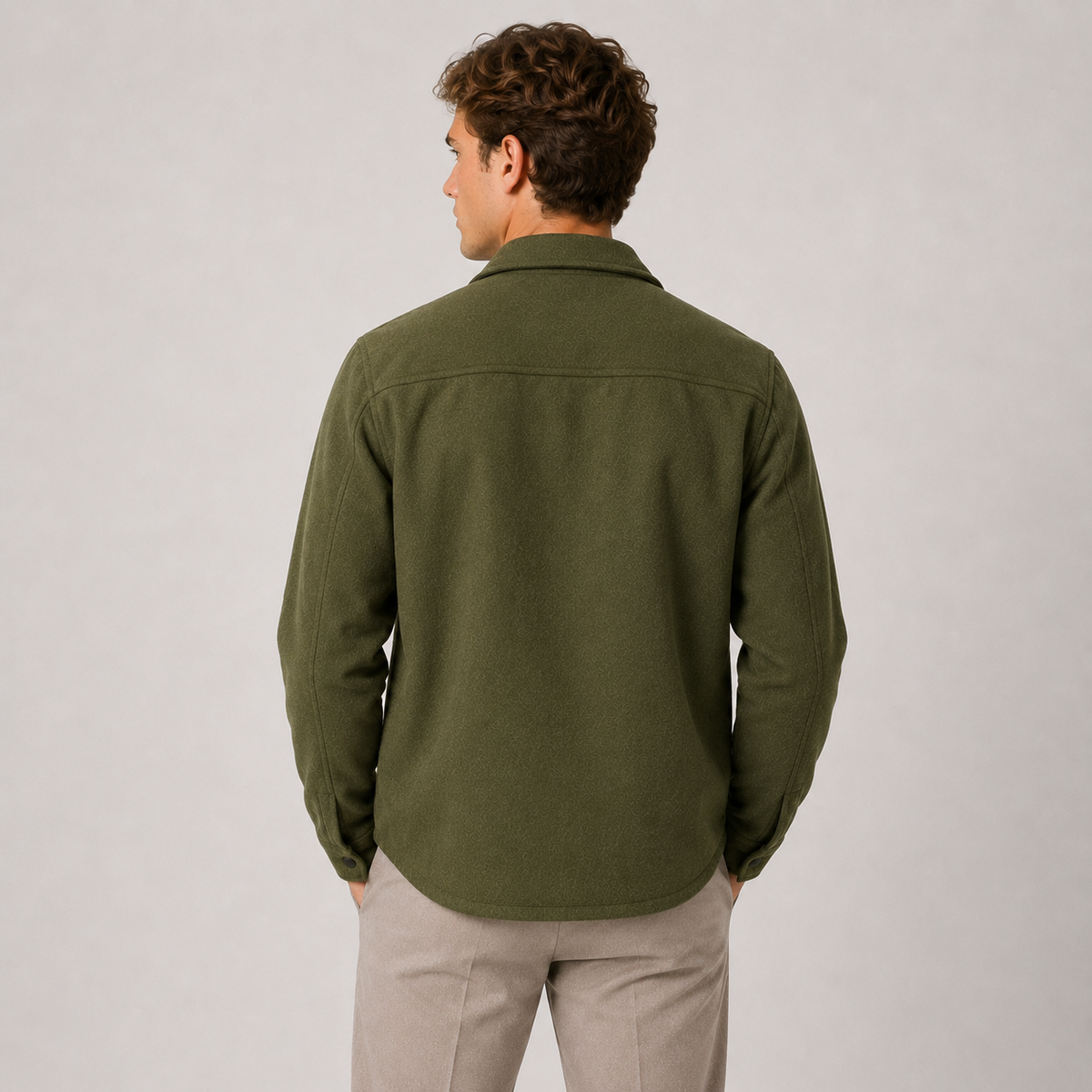 Men's utility overshirt – The Wycliffe by Huna – product view 4