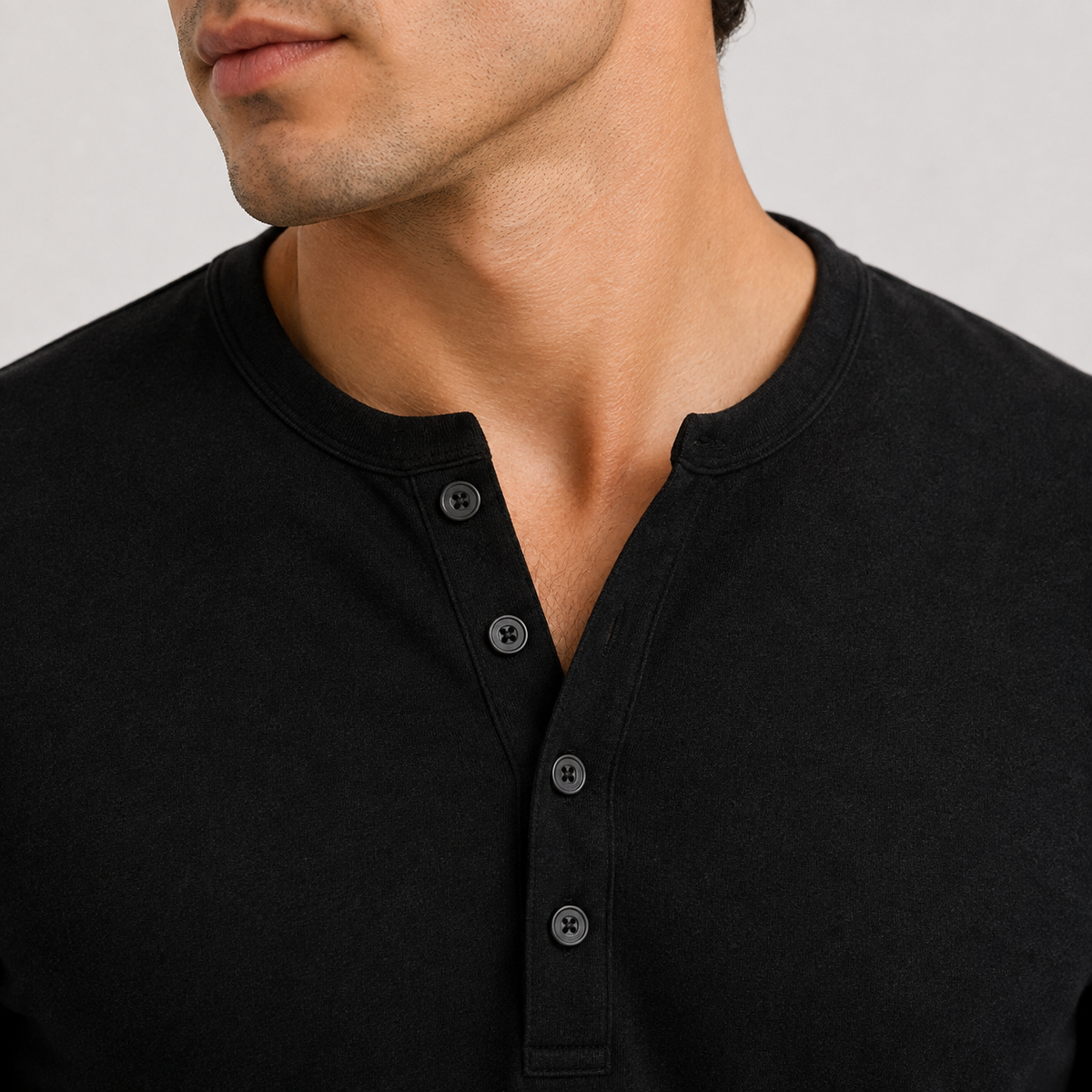 Men's lightweight jumper – The Rowan by Huna – product view 3