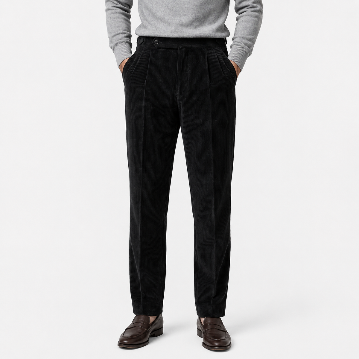 Men's corduroy trousers – The Cedric by Huna – product view 5