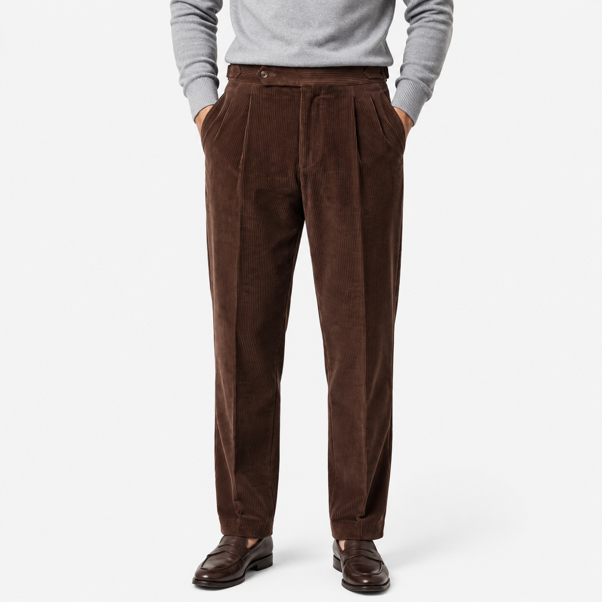 Men's corduroy trousers – The Cedric by Huna – product view 6