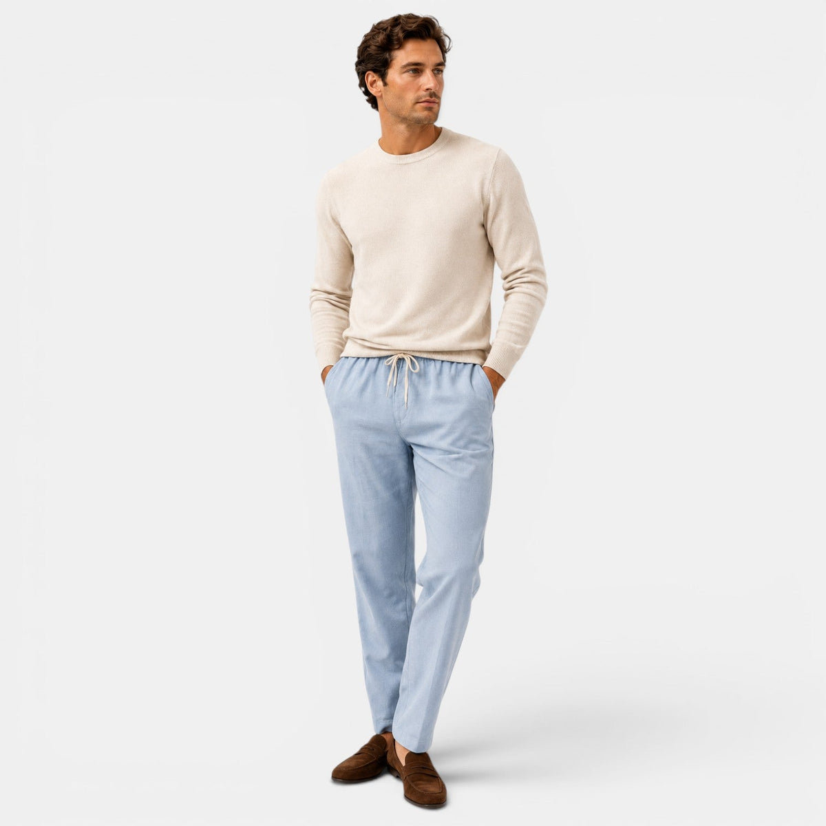 Men's drawstring trousers – The Felix by Huna – product view 4