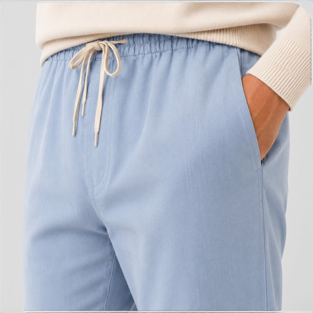 Men's drawstring trousers – The Felix by Huna – product view 7