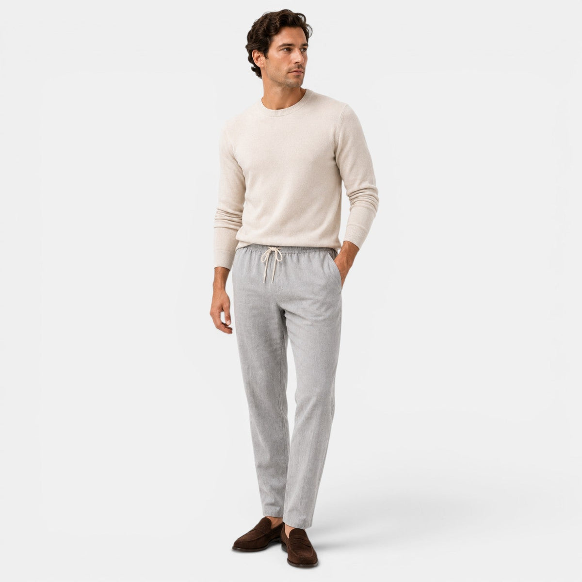 Men's drawstring trousers – The Felix by Huna – product view 8