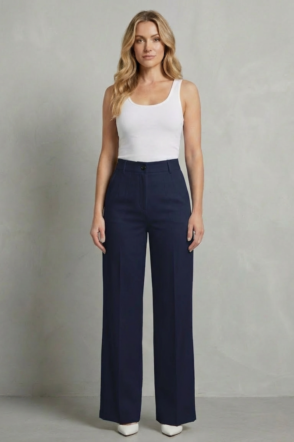 Women's straight leg trousers – The Seraphinae by Huna – view 12