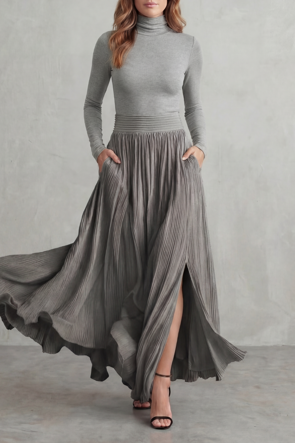 Women's turtleneck co-ord – The Zoravelle by Huna – view 6