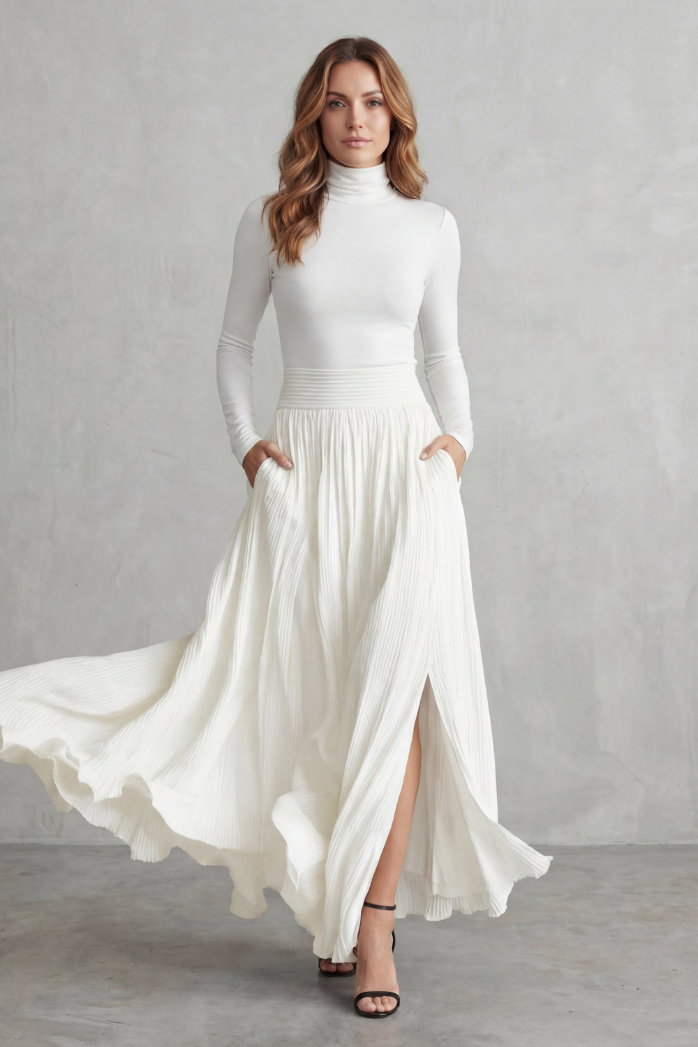 Women's turtleneck co-ord – The Zoravelle by Huna – view 10