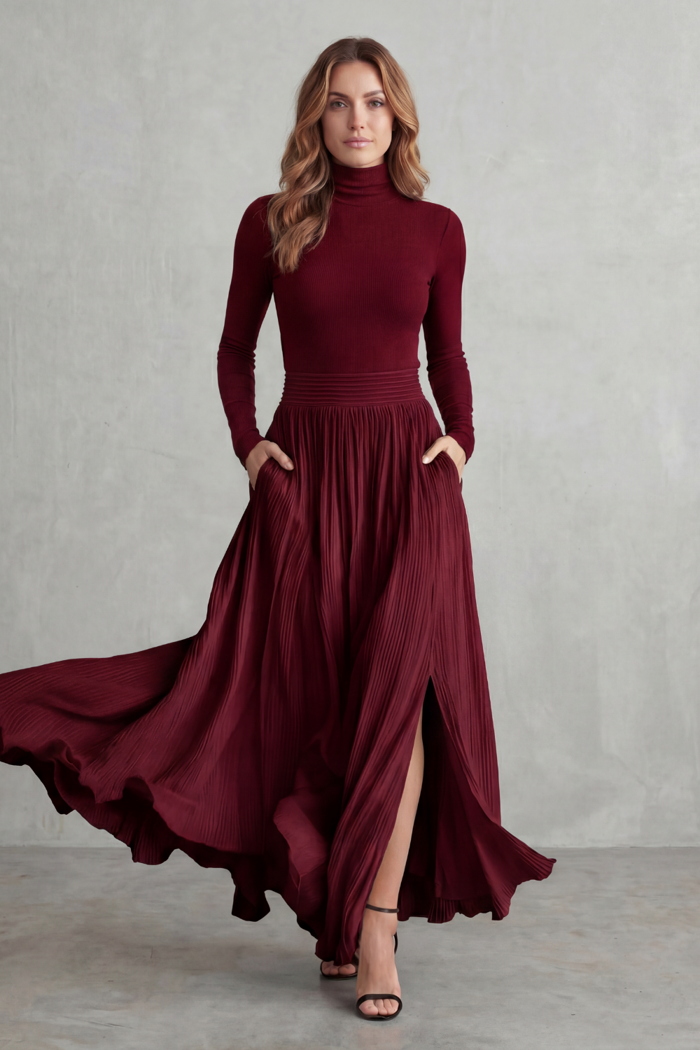 Women's turtleneck co-ord – The Zoravelle by Huna – view 8