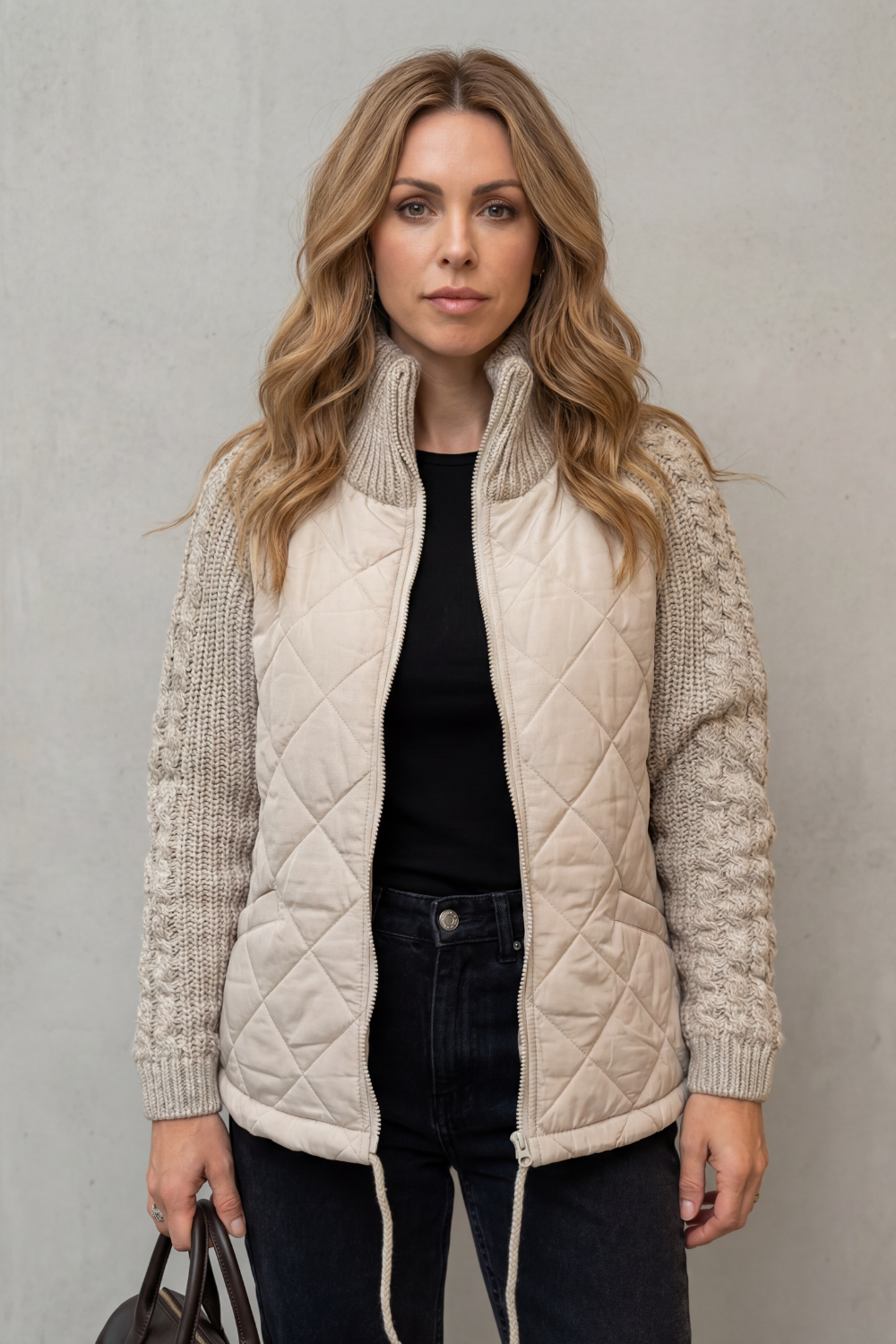 Women's Quilted Puffer Jacket – The Cressida-Rose, view 2