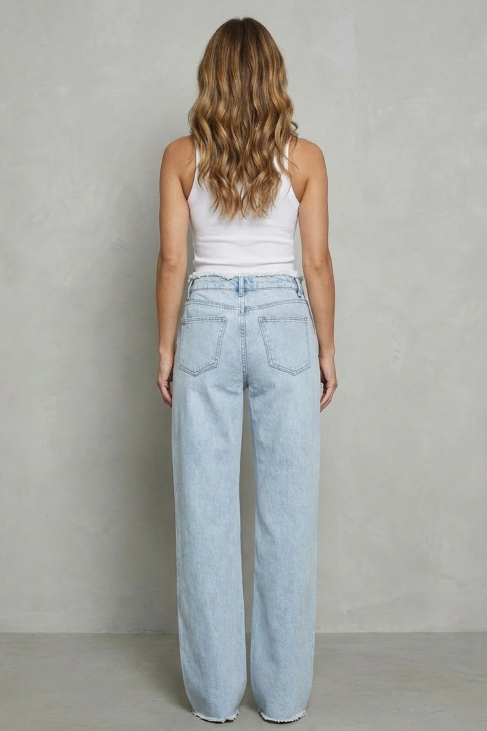 Women's wide leg jeans – The Talisande by Huna – view 4