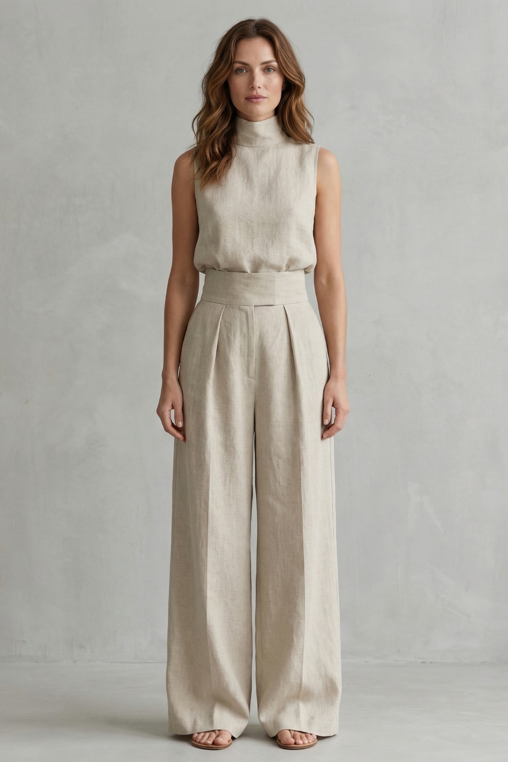 Women's Wide Leg Trouser Set – The Winifrine, view 2