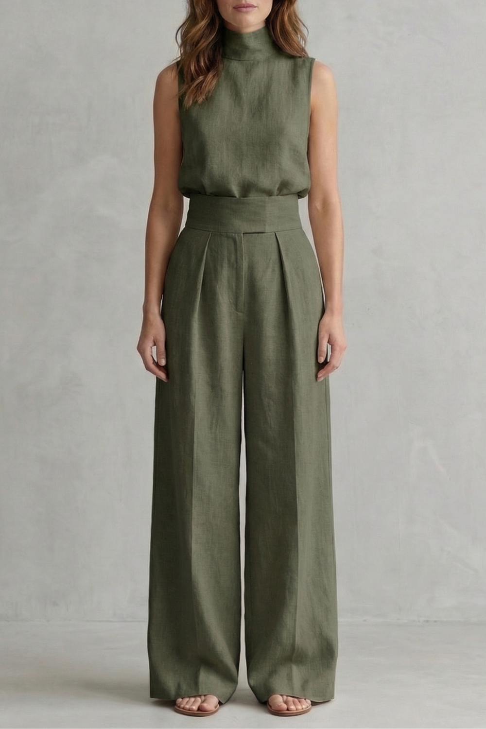 Women's Wide Leg Trouser Set – The Winifrine, view 5