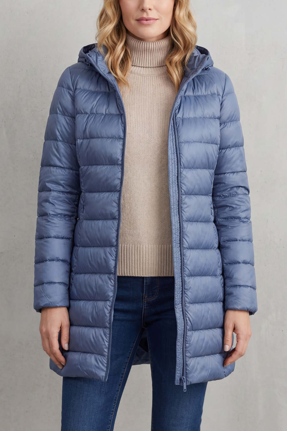 Women's Lightweight Down Jacket – The Jonquille, view 1