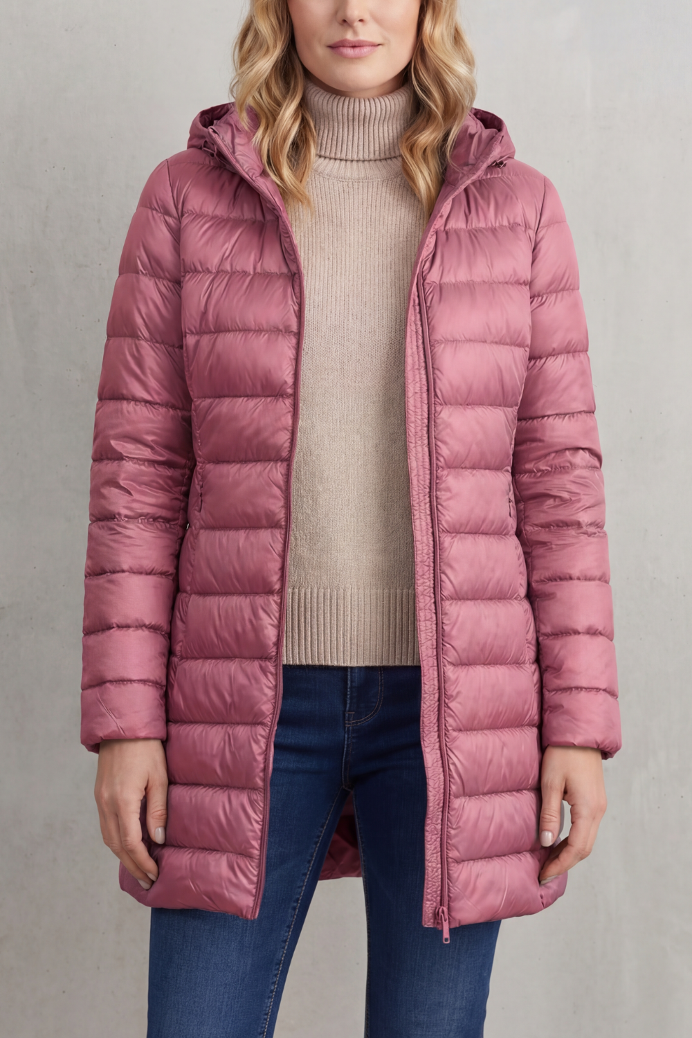 Women's Lightweight Down Jacket – The Jonquille, view 11