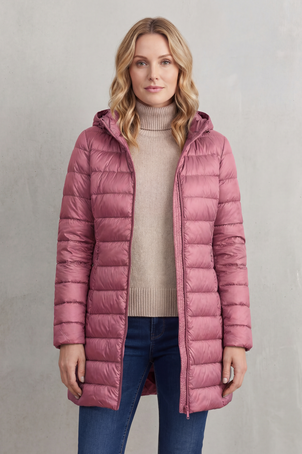 Women's Lightweight Down Jacket – The Jonquille, view 12
