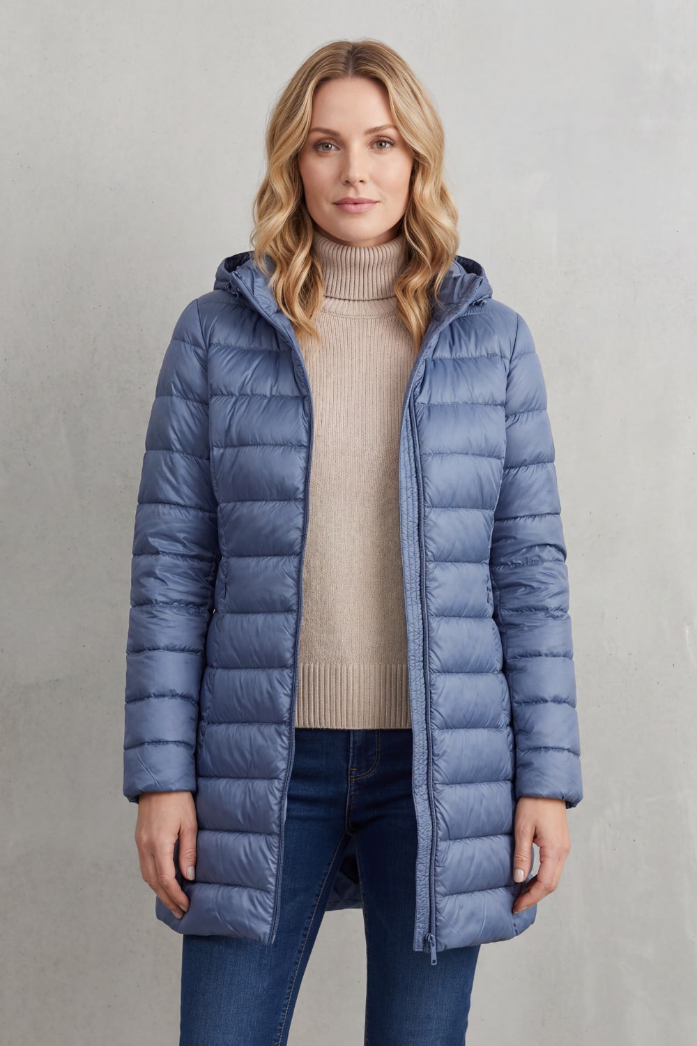 Women's Lightweight Down Jacket – The Jonquille, view 2